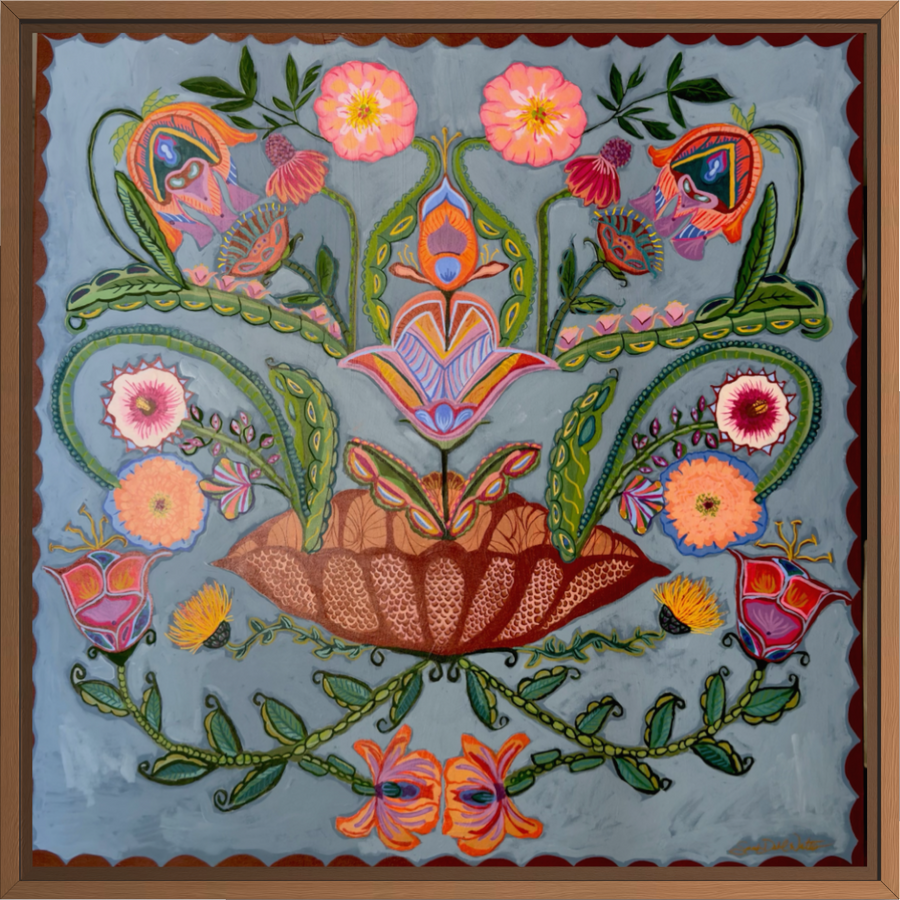 The Well of Becoming 48" x 48" Acrylic on Canvas 2026