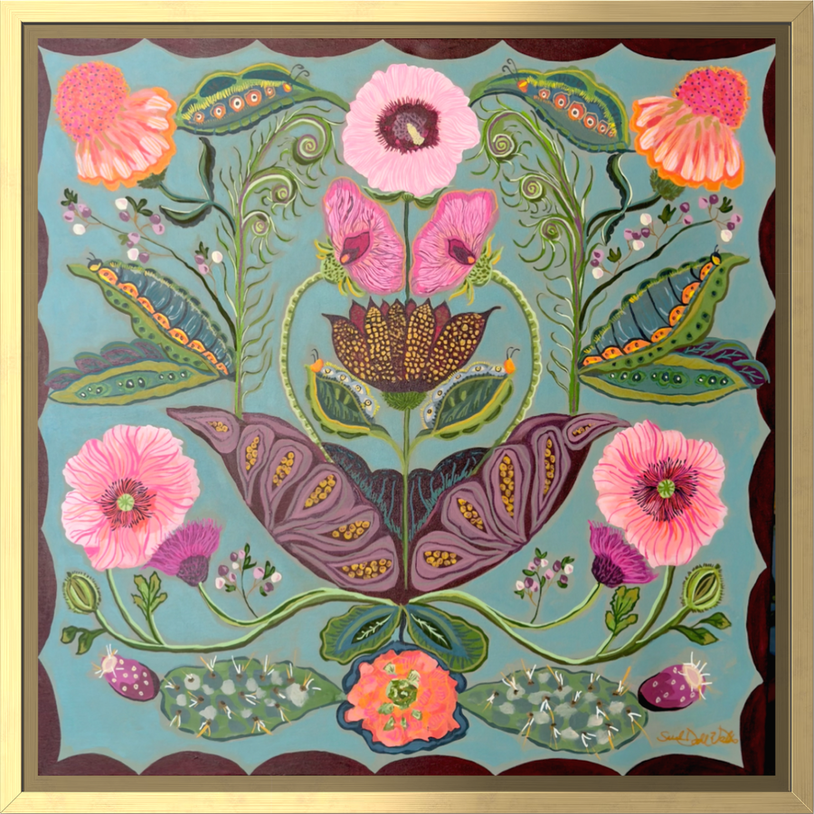 Quiet Metamorphosis 36" x 36" Acrylic on Canvas 2026