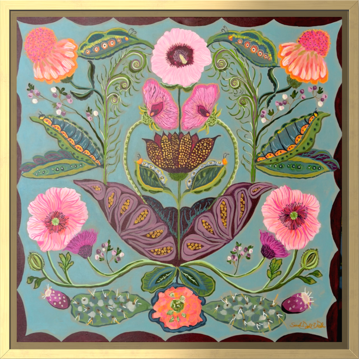 Quiet Metamorphosis 36" x 36" Acrylic on Canvas 2026