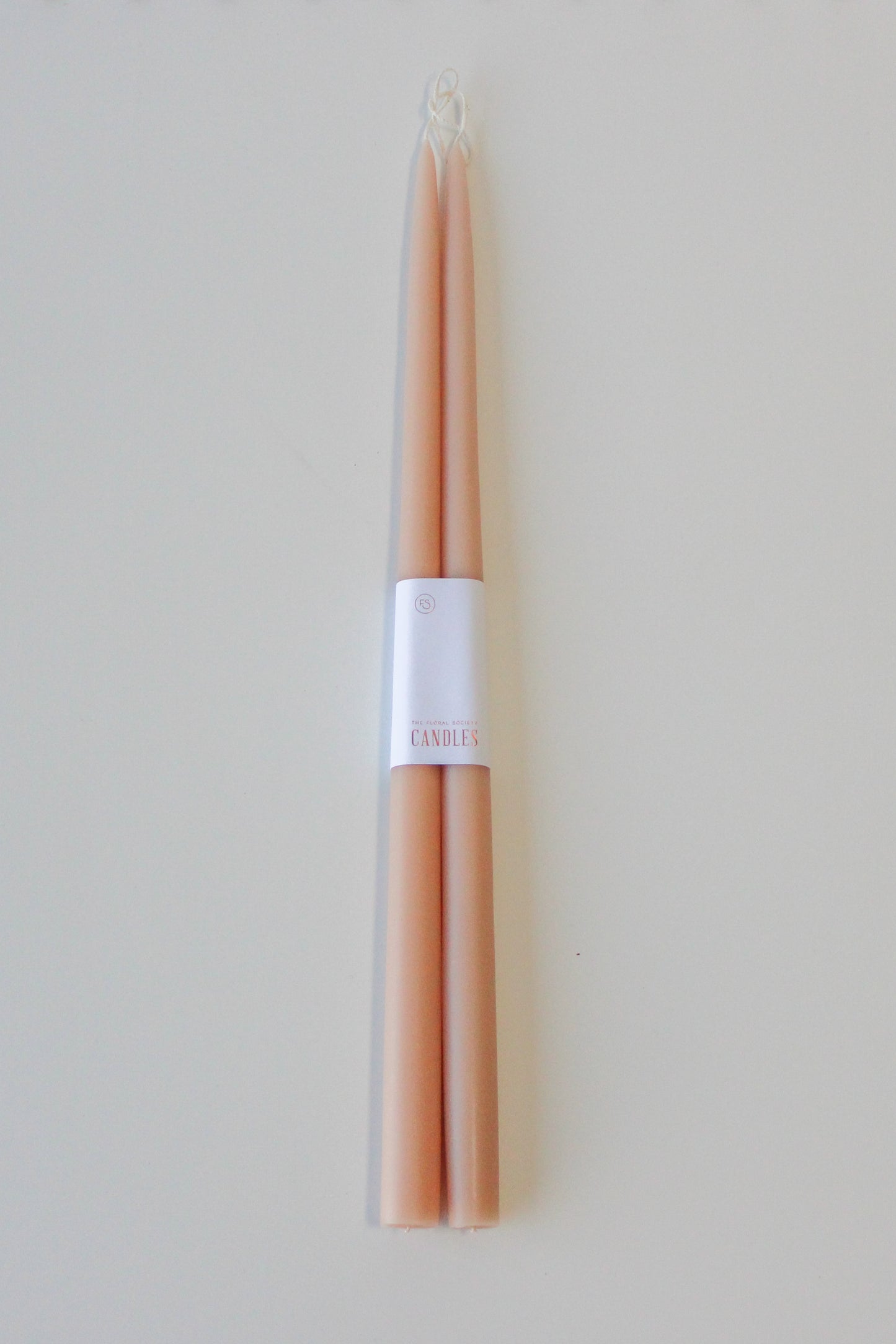 Dipped Taper Candles- Petal